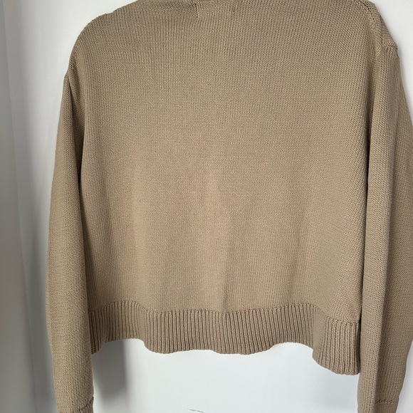Brown v neck Sweater Banana Republic factory XL Women Brand new - Picture 3 of 3